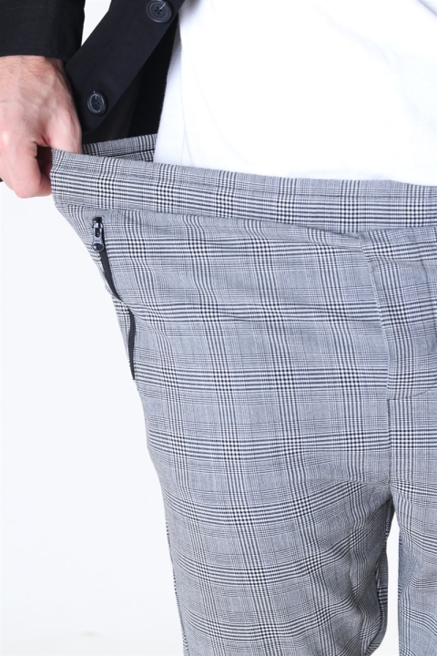 Denim Project Suit Check Pant Grey Check