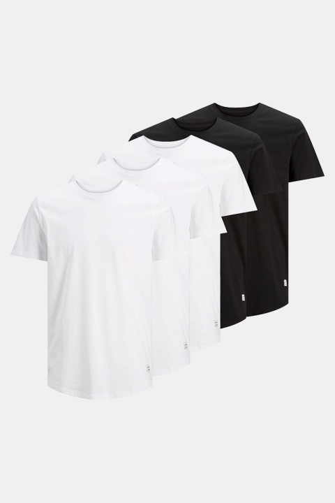 Jack & Jones Enoa 5-Pack T-shirt Black/3White