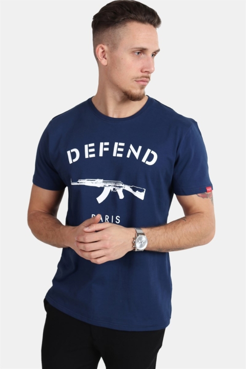 luge Til fods spansk Defend Paris Paris T-shirt Denim