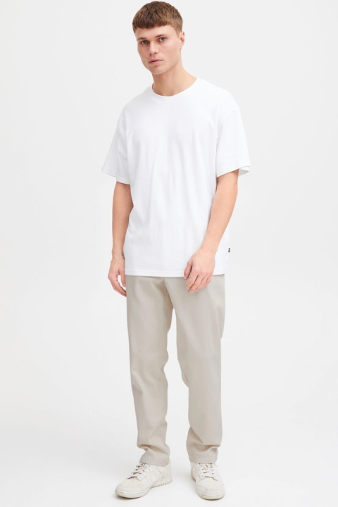 Solid Filip Structure Elasticated Pants Oatmeal