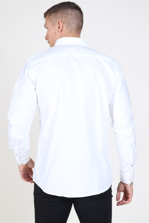 Only & Sons Oliver Organic Oxford Skjorte White