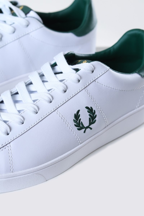 Aktiver børn banjo Fred Perry Spencer Leather Sneakers White