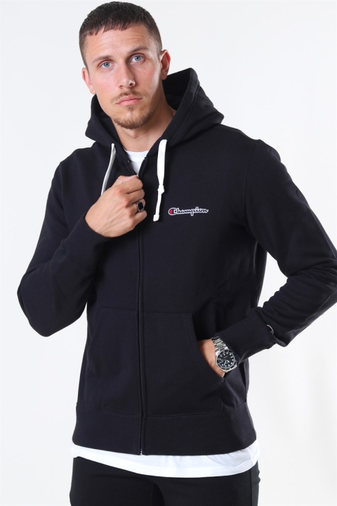 Køb Champion Hooded Full Zip Sweatshirt Black