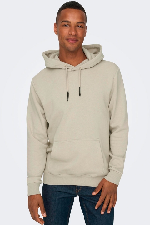 ONLY & SONS CERES HOODIE SWEAT Pelican