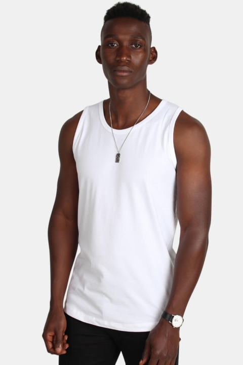 Billede af Basic Brand Men's Sleeveless Tanktop White