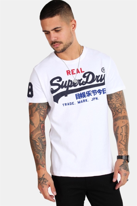 Superdry Vintage Logo Tri T-shirt Optic