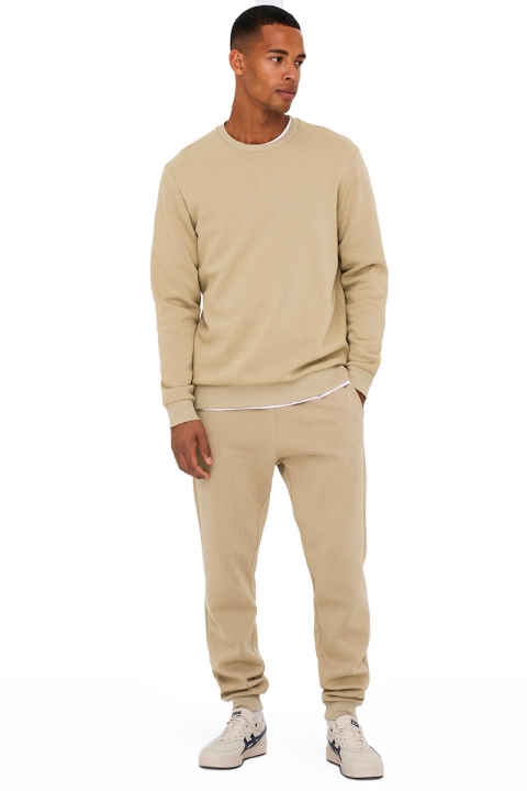 ONLY & SONS CERES SWEAT PANTS Chinchilla