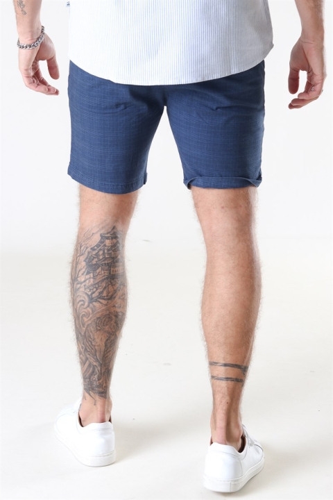 Kronstadt Hector Orleans Check Shorts Blue