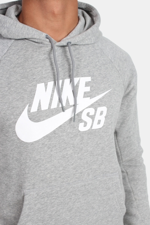 Nike SB Icon Hoodie Grey/White
