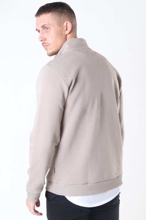 ONLY & SONS Ceres Half Zip Sweat Chinchilla