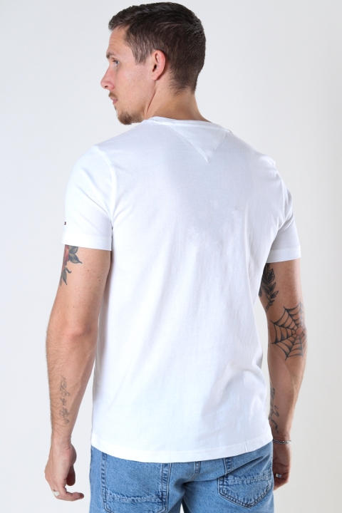 Tommy Jeans TJM CHEST LOGO TEE White