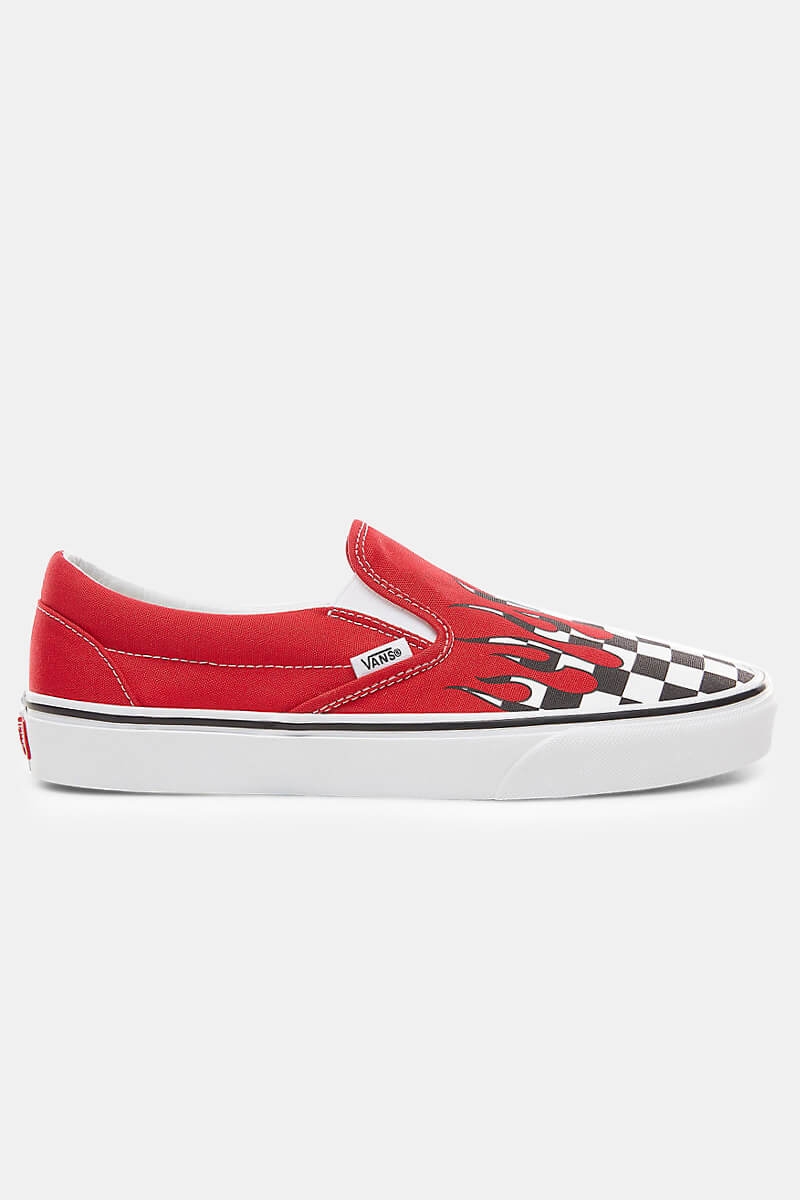Vans Classic Slip-ON Checker Flame Red