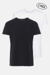 Muscle Fit T-shirt 2-Pack Black/White