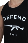 Defend Paris Debardeur Tank Top Black