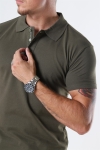 Muscle Fit Stretch Polo SS New Army