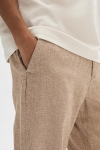 Selected Brody Linen Pants Toffee