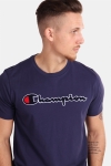 Champion Crewneck T-shirt Dark Blue