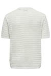 ONLY & SONS Charles Life Regular SS Knit Polo Antique White