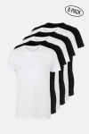 Basic Brand Cam T-shirt 6-Pack Black/White