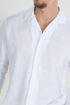 ONLY & SONS Caiden Regular Linen Resort LS Shirt White