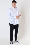 ONLY & SONS CAIDEN LS SOLID LINEN MAO SHIRT White