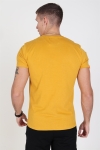 Superdry Orange Label Embroidery T-shirt Ochre Gold