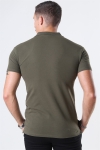 Muscle Fit Stretch Polo SS New Army