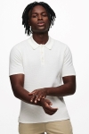 ONLY & SONS ONSMOOSE LIFE 12 SS POLO KNIT Star White