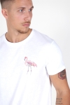 Clean Cut Flamingo T-shirt White