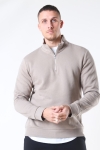 ONLY & SONS Ceres Half Zip Sweat Chinchilla