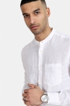 Only & Sons Luke LS Linen Mandarine Skjorte White