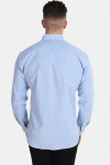 Clean Cut Oxford Plain L/S Skjorte Light Blue