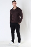 ONLY & SONS WYLER LIFE LS POLO KNIT Demitasse