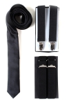 Tie Black Armbands Belt Straps