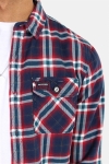 Superdry Lumberjack Lite Skjorte Burgundy Horizon Check