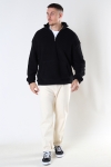 ONLY & SONS REMY TEDDY 1/4 ZIP SWEAT Black