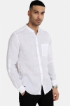 Only & Sons Luke LS Linen Mandarine Skjorte White