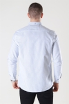 Kronstadt Johan Oxford Stripe Skjorte White / Light Blue