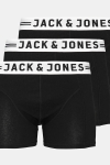 Jack & Jones Sense 3-Pack Boxershorts Black