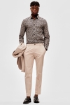 Selected Slim Liam Flex Trousers Plaza Taupe