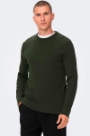ONLY & SONS PHIL STRUC CREW KNIT Rosin