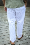 ONLY & SONS Linus Linen Pants  Bright White