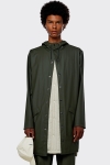 Rains Long Jacket 03 Green
