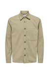 ONLY & SONS Tile Corduroy Shirt Chinchilla