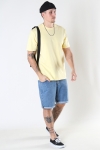 ONLY & SONS ONSANEL LIFE REG SS TEE Pale Banana