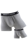 Urban Classics Tb1277 Boxershorts Grey 2-Pack