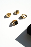 Northern Legacy Oversize Black Onyx Ring Gold