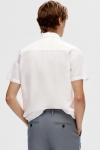 Selected Regular New Linen Shirt SS White
