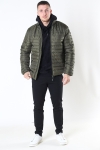 Only & Sons Paul Quilted Highneck Jakke Olive Night