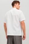 Jack & Jones Summer Linen Resort Shirt SS White
